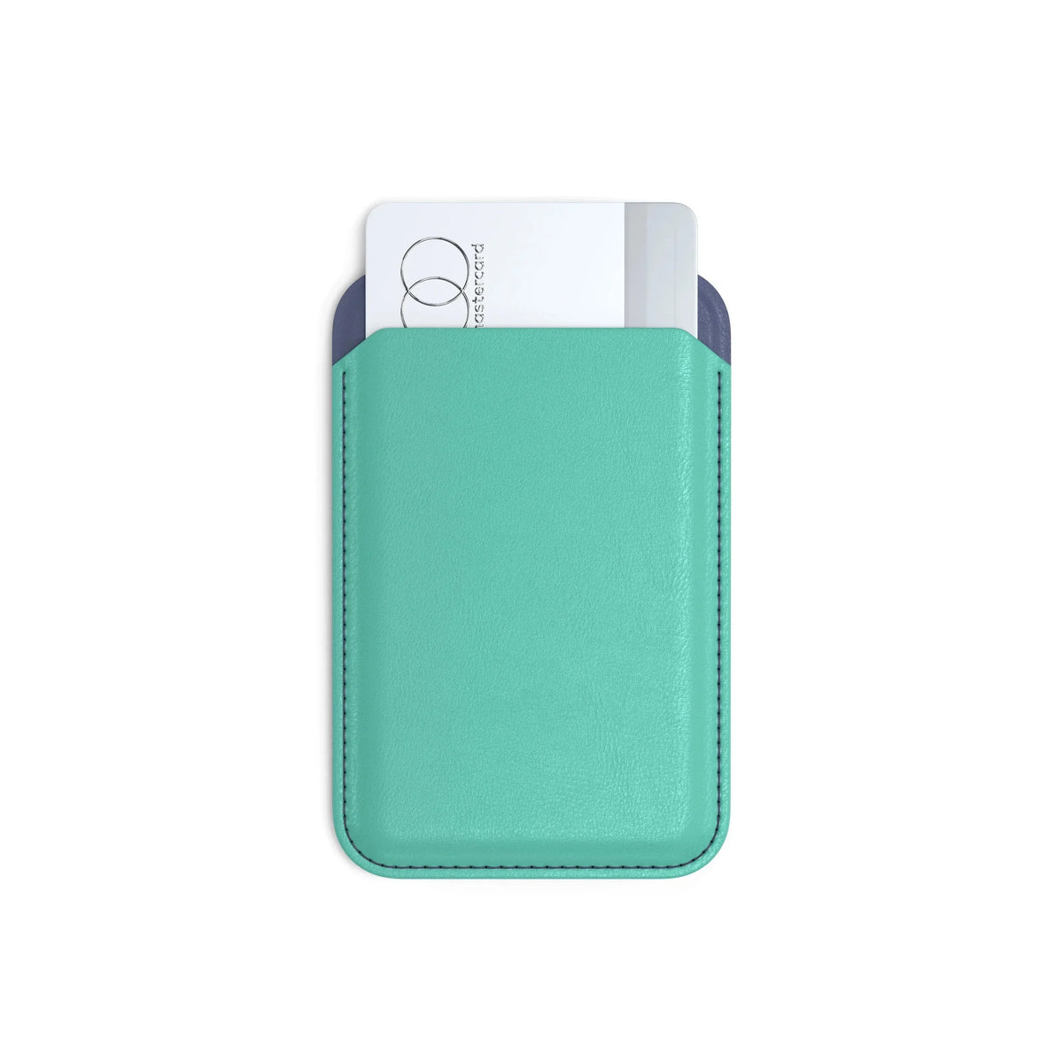 Vegan-Leather Magnetic Wallet Stand