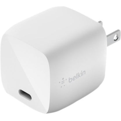 Belkin BoostCharge 30W USB-C GaN Wall Charger (USB-C Cable included) - Power Adapter - WCH001dq1MWH-B6