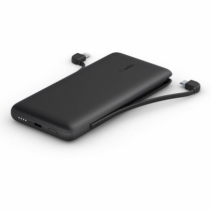 Belkin BoostCharge Plus 10K USB-C Power Bank with Integrated Cables - BPB006btBLK