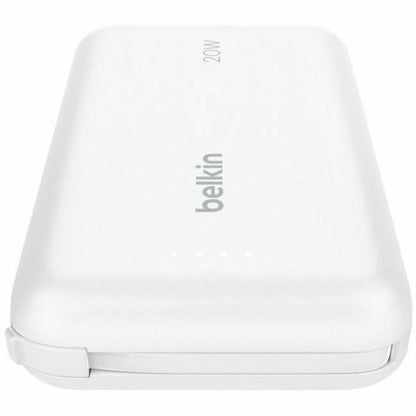 Belkin BoostCharge Power Bank 10K with Integrated Cable - BPB021fqWH