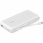 Belkin 30W 2-port Power Bank w/ Integrated USB-C Cable - 20K mAh - 1xUSB-A, 1xUSB-C - Portable Charger - White - BPB024fqWH