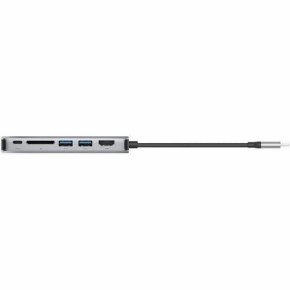 Belkin 6-Port USB-C Hub - USB-C to 2xUSB-A, 1xUSB-C, 1xEthernet, 1x8K HDMI, 1xSD Reader - Docking Station - Grey - AVC008fqSGY-V2