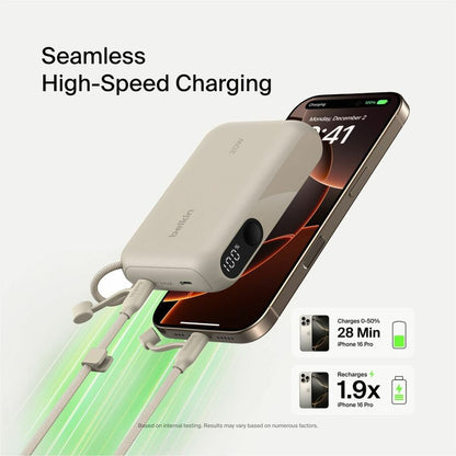 Belkin BoostCharge Power Bank 10K with Display - BPB027fqSD