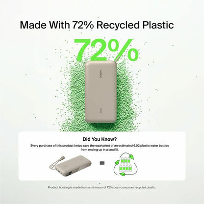 Belkin BoostCharge Power Bank 20K with Display - BPB028fqSD