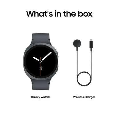 Samsung Galaxy Watch8 Aluminum Case Smartwatch with Sport Band - Bluetooth