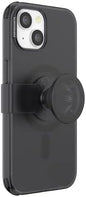 PopSockets iPhone 14 Phone Case with MagSafe, Wireless Charging Compatible, Black - iPhone 14 MS Black Translucent