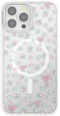PopSockets iPhone 13 Pro Max Phone Case with MagSafe, Wireless Charging Compatible, Bow - Bows & Blooms