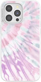 PopSockets iPhone 15 Pro Max Phone Case w/MagSafe- Coastal Dye Purple | Magnetic, Wireless Charging, Camera & Drop Protection, Purple, Aura, Rainbow, Colorful