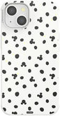 PopSockets iPhone 13 Phone Case with MagSafe- Mickey Dots White