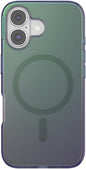 PopSockets iPhone 16 Phone Case with MagSafe- Nightshade | Magnetic, Wireless Charging, Camera & Drop Protection, Green, Teal, Turquoise, iPad, Removable, Popper