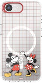 PopSockets iPhone 16 Phone Case with MagSafe, Wireless Charging Compatible, Disney - Mod Mickey and Minnie