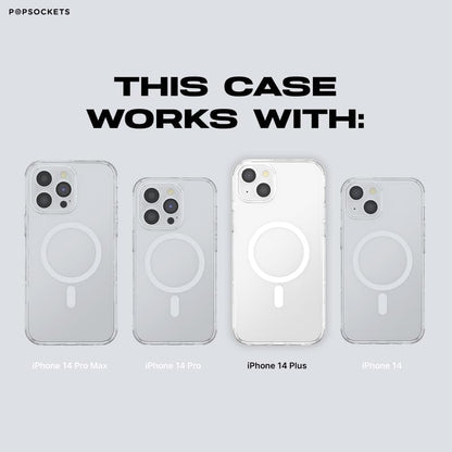 PopSockets iPhone 14 Plus Phone Case with MagSafe- Pasta Pasta