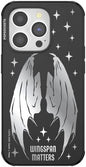 PopSockets iPhone 14 Pro Phone Case with MagSafe- Wingspan | Magnetic, Wireless Charging, Camera & Drop Protection, Bookish, Acotar, Throne, Glass, Sarah