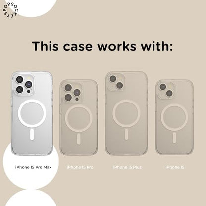 PopSockets iPhone 15 Pro Max Phone Case w/MagSafe- Stitch Snacks
