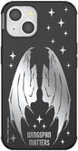 PopSockets iPhone 14 Phone Case with MagSafe- Wingspan | Magnetic, Wireless Charging, Camera & Drop Protection, Bookish, Acotar, Throne, Glass, Sarah