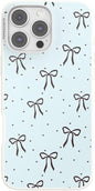 PopSockets iPhone 16 Pro Max Phone Case w/MagSafe Grip- Tiny Bows | Magnetic, Wireless Charging, Camera & Drop Protection, Bow, Phone, Women