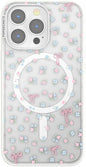 PopSockets iPhone 13 Pro Phone Case with MagSafe, Wireless Charging Compatible, Bow - Bows & Blooms