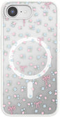 PopSockets iPhone 16E Phone Case with MagSafe, Wireless Charging Compatible, Bow - Bows & Blooms