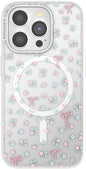 PopSockets iPhone 15 Pro Phone Case with MagSafe, Wireless Charging Compatible, Bow - Bows & Blooms