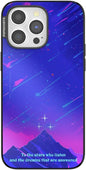PopSockets iPhone 15 Pro Max Phone Case with MagSafe, Wireless Charging Compatible, Bookish - Mirror Starfall