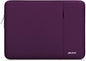 MOSISO Laptop Case 13 inch, 13 inch Laptop Sleeve Compatible with MacBook Air M4 M3 M2 M1 2025-2018 / Pro M2 M1 2025-2016, Polyester Vertical Computer Sleeve Bag with Pocket, Magenta Purple