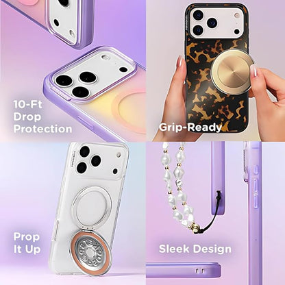 PopSockets iPhone 17 Pro Phone Case with MagSafe- Main Character | Magnetic, Wireless Charging, Camera & Drop Protection, Dragon