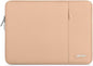 MOSISO Laptop Case 13.3 inch, 13-13.3 inch Laptop Sleeve Compatible with MacBook Air/Pro 13 / Pro 14, HP Dell ASUS Lenovo Notebook, Polyester Vertical Computer Sleeve Bag with Pocket, Peach Fuzz