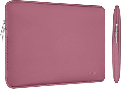 MOSISO Laptop Case 16 inch, 15-15.6 inch Laptop Sleeve Bag Compatible with MacBook Pro 16 inch, HP, Acer, Dell, Lenovo, ASUS Notebook, Neoprene Computer Sleeve Bag with Small Case, Dusty Rose