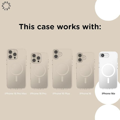 PopSockets iPhone 16/17E Phone Case with MagSafe- Curled Up & Cozy | Magnetic, Wireless Charging, Camera & Drop Protection, Dragon
