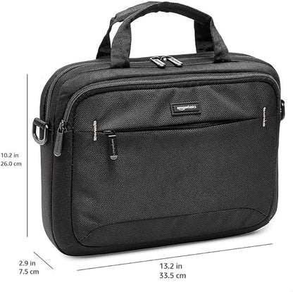 Amazon Basics Laptop Carrying Case with Adjustable Shoulder Strap, 11.6 in, Black, 10-Pack