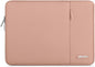 MOSISO Laptop Case 15 inch, 15 inch Laptop Sleeve Compatible with MacBook Air 15 M4 A3241 M3 A3114 M2 A2941 2025 2024 2023,Dell XPS 15,Polyester Vertical Computer Sleeve Bag with Pocket, Salmon Pink