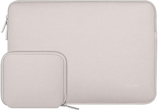 MOSISO Laptop Case 13 inch, 13 inch Laptop Sleeve Bag Compatible with MacBook Air 13 M4 M3 M2 M1 2025-2018 / Pro 13 M2 M1 2025-2016, Neoprene Computer Sleeve Bag with Small Case, Rock Gray