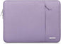 MOSISO Laptop Case 15 inch, 15 inch Laptop Sleeve Compatible with MacBook Air 15 M4 A3241 M3 A3114 M2 A2941 2025 2024 2023,Dell XPS 15,Polyester Vertical Computer Sleeve Bag with Pocket, Purple