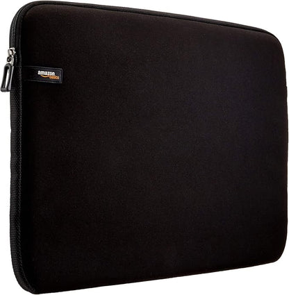 Amazon Basics 17.3-inch Laptop Sleeve, Protective Carrying Case with Zipper for Computer Protection, Black