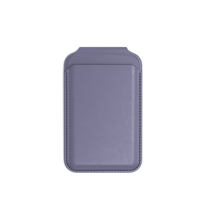 Vegan-Leather Magnetic Wallet Stand