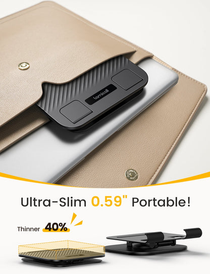 Lamicall Desktop Adjustable & Foldable 360°Rotation Tablet Stand Holder For 4.7-13" Devices