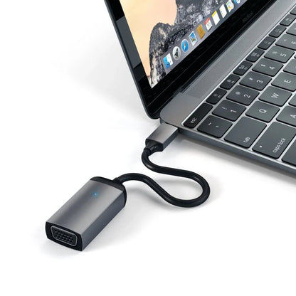 Satechi Type-C / USB-C to VGA Adapter - Space Grey ST-TCVGAM
