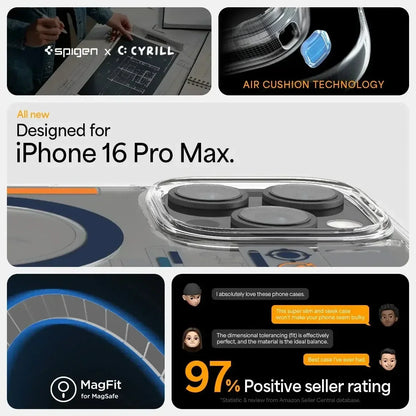 Spigen Ultra Hybrid MagFit iPhone 16 Pro Max Case Analogue
