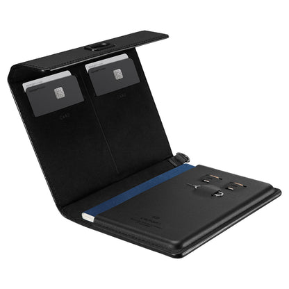 Spigen Passport Holder Case – RFID Blocking Travel Wallet with Card Slots & SIM Storage