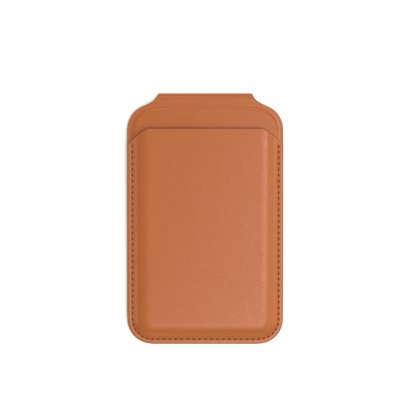 Vegan-Leather Magnetic Wallet Stand