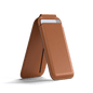 Vegan-Leather Magnetic Wallet Stand