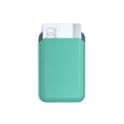 Vegan-Leather Magnetic Wallet Stand